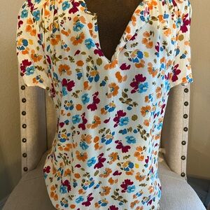 Market & Spruce Floral Blouse - Multicolor